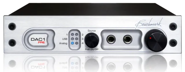 Benchmark DAC1 PRE dac zilver met usb en hoofdtelefoonversterker