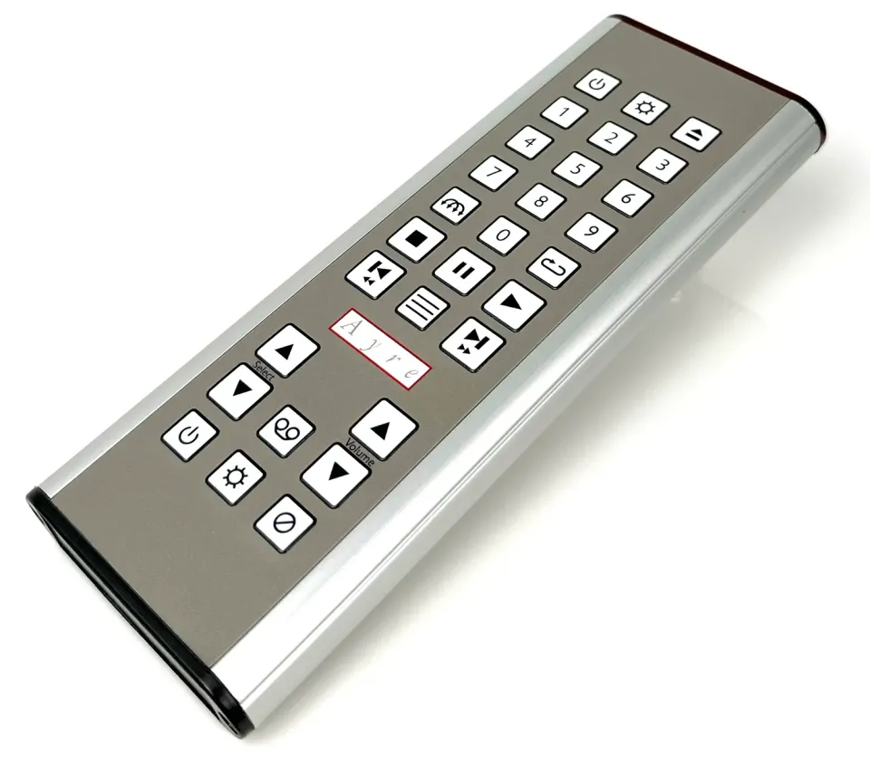 Ayre Universal afstandsbediening aluminium 30-toetsen