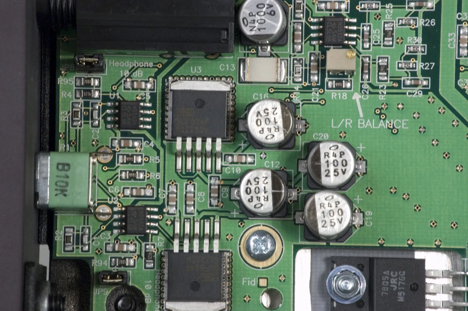 Benchmark Audio DAC1 volumepotmeter onderdeel push-on-knop