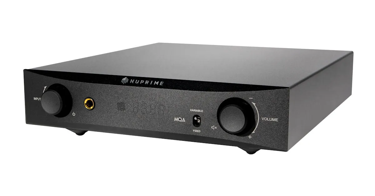 NuPrime DAC-9X DAC voorversterker MQA