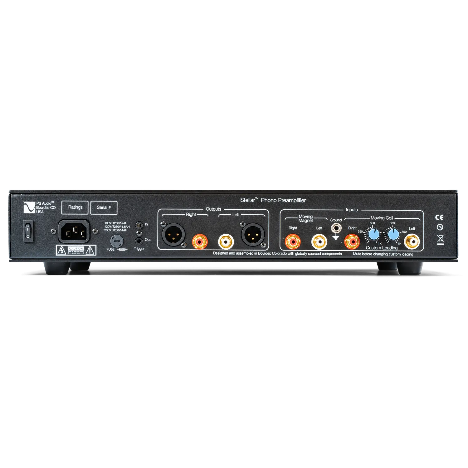 PS Audio Stellar Phono Preamplifier phono-voorversterker zwart