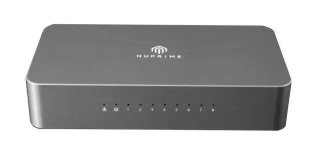 NuPrime Omnia SW-8 netwerkswitch 8-poorts gigabit
