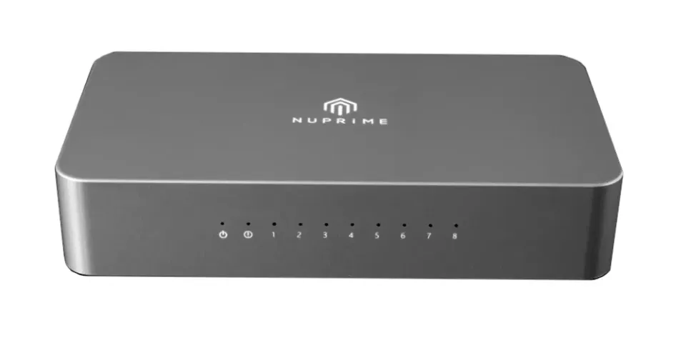 NuPrime Omnia SW-8 netwerkswitch 8-poorts gigabit