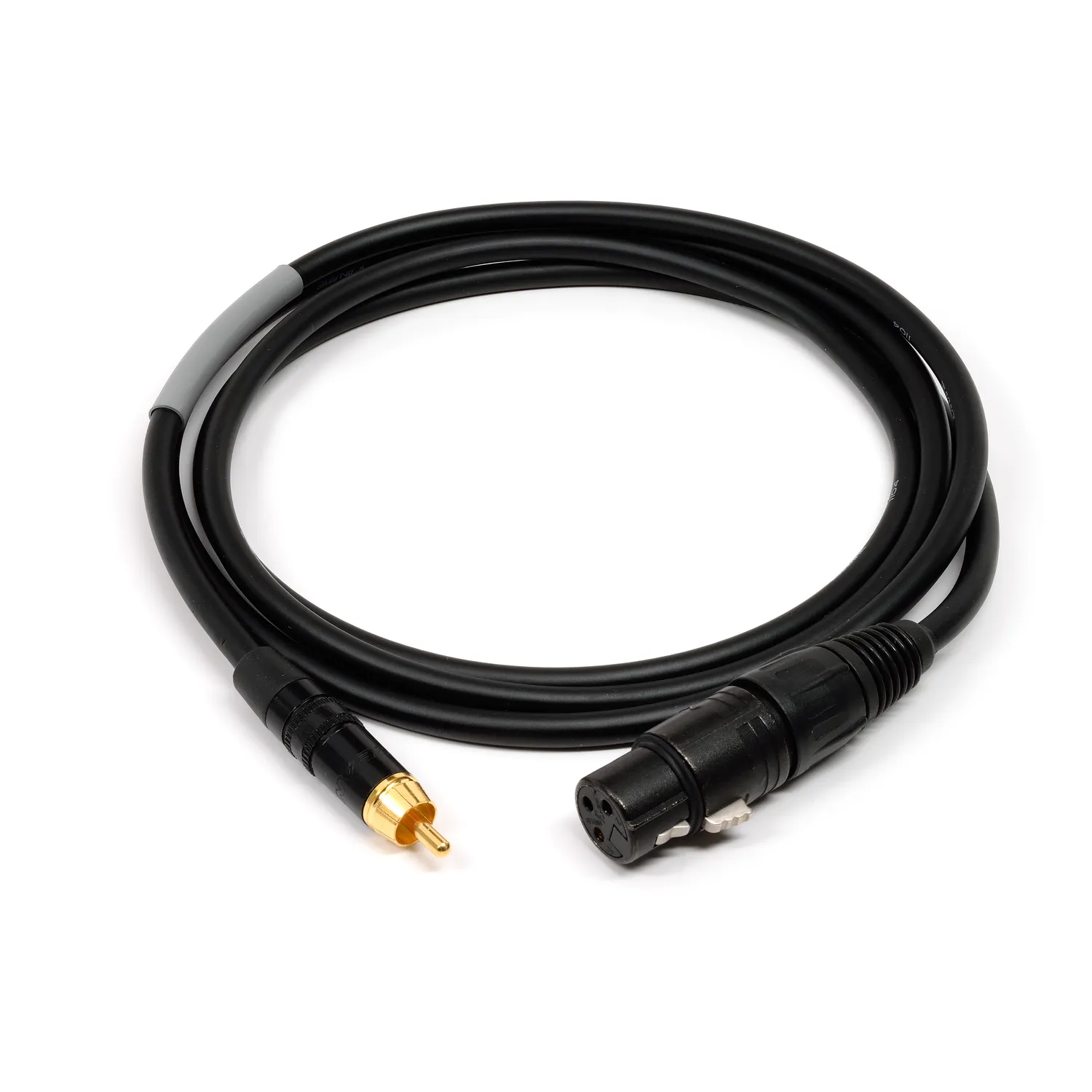 Benchmark Studio&Stage XLRF-RCA adapterkabel 3 ft pin 3 zwevend