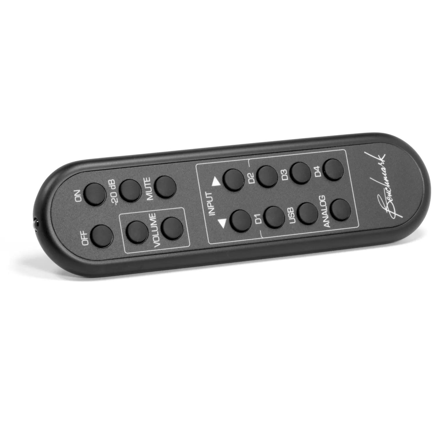 Benchmark afstandsbediening DAC HPA4 LA4 aluminium met batterij