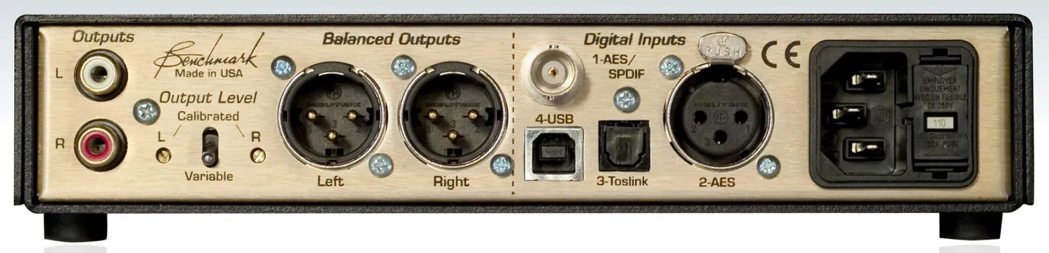 Benchmark DAC1 USB DAC zilver 220V hoofdtelefoon