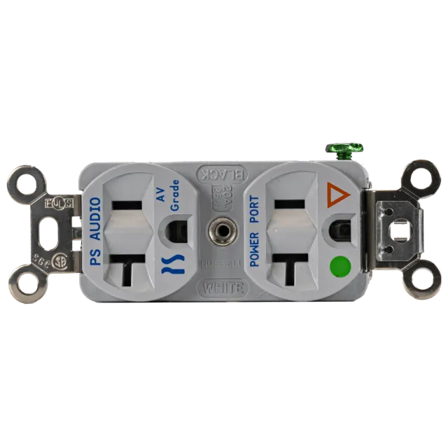 PS Audio PowerPort Classic wandcontactdoos single nikkel