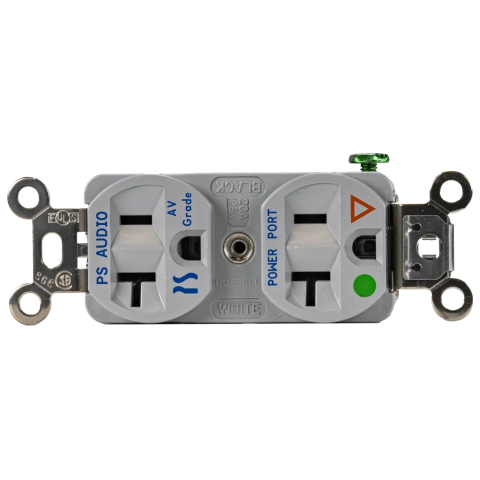 PS Audio PowerPort Classic wandcontactdoos single nikkel
