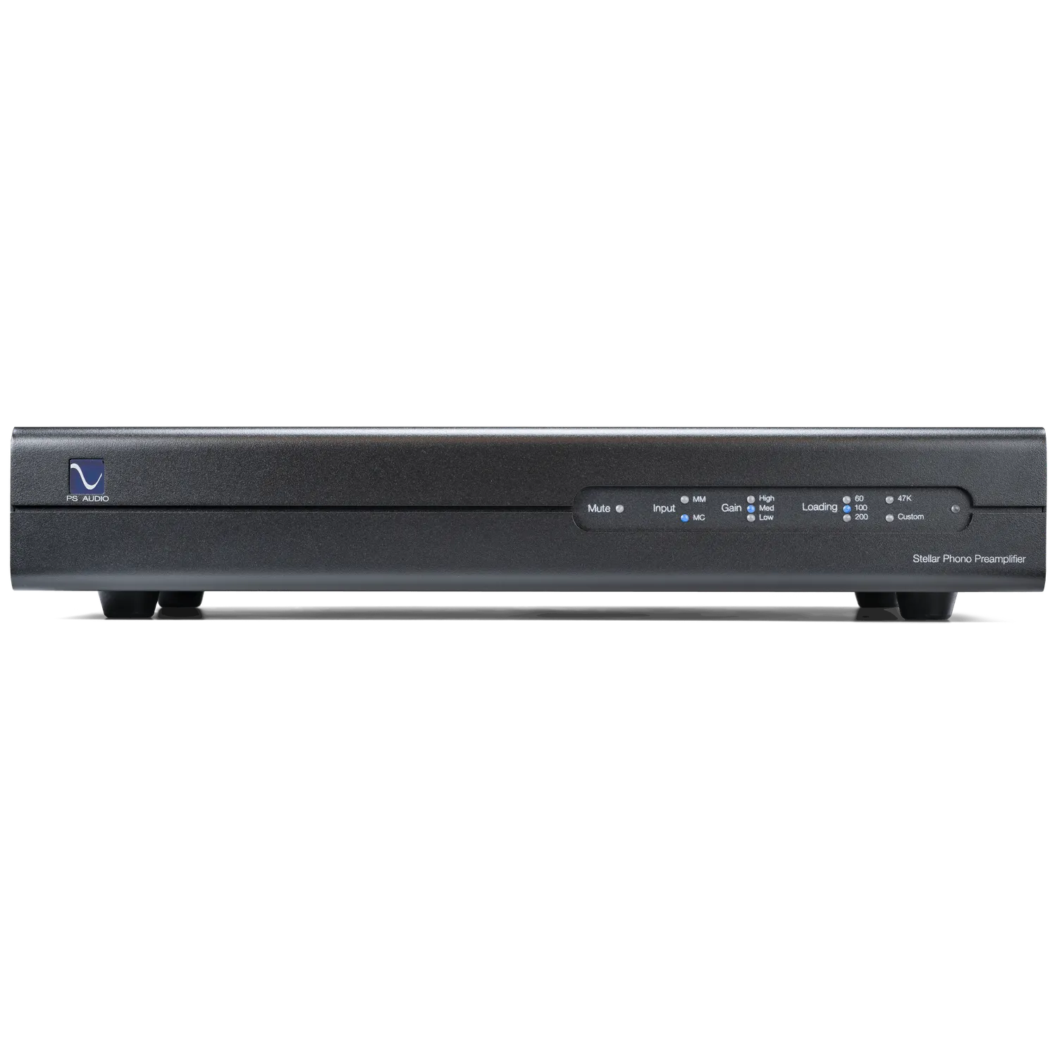 PS Audio Stellar Phono Preamplifier phono-voorversterker zwart