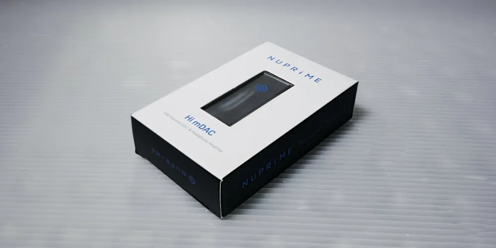 NuPrime Hi-mDAC draagbare DAC koptelefoonversterker DSD256