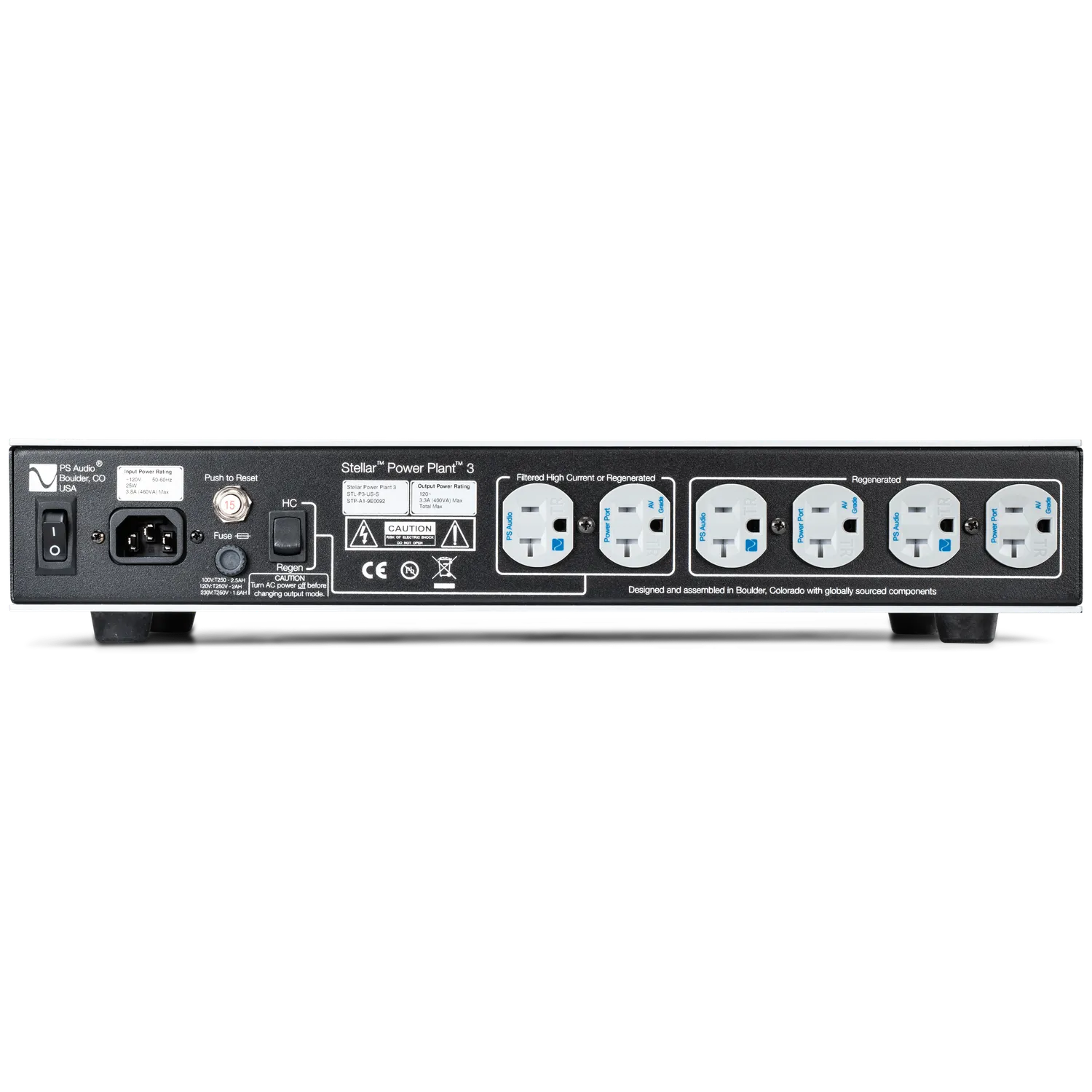 PS Audio Stellar P3 PowerPlant stroomregenerator zwart refurbished