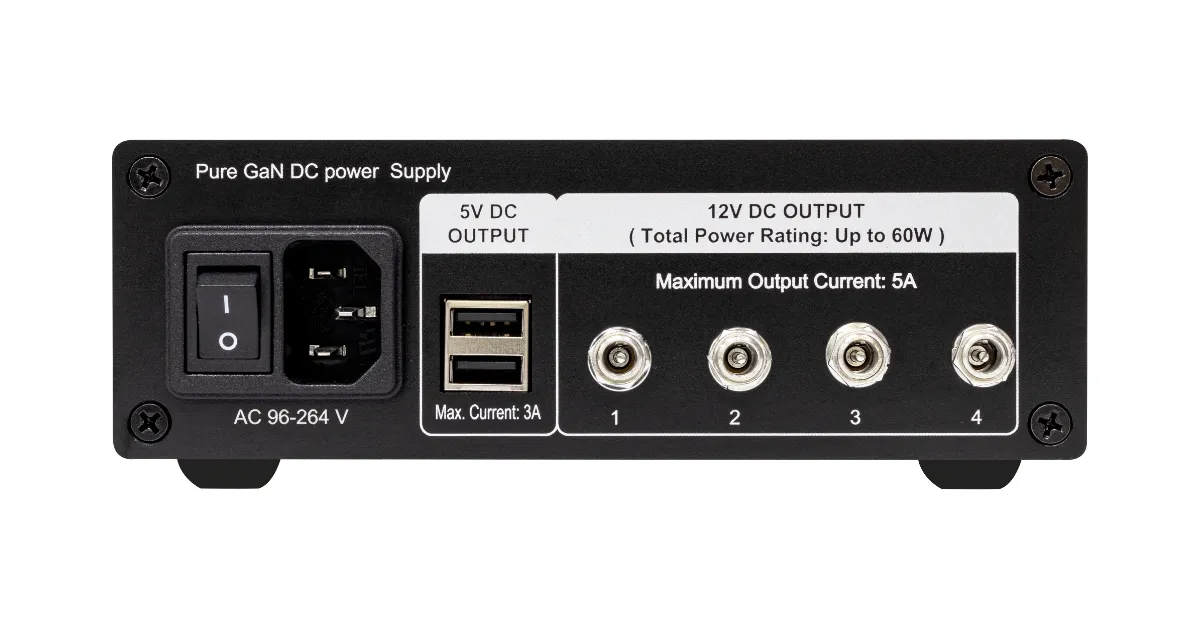 SiGa Power75 netvoeding 12V 5V audio