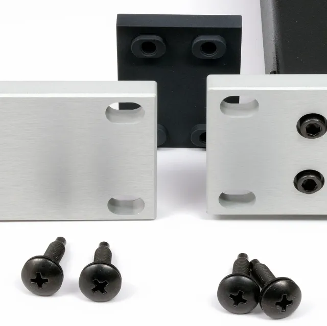 Benchmark rack coupler koppelstuk met 8 schroeven