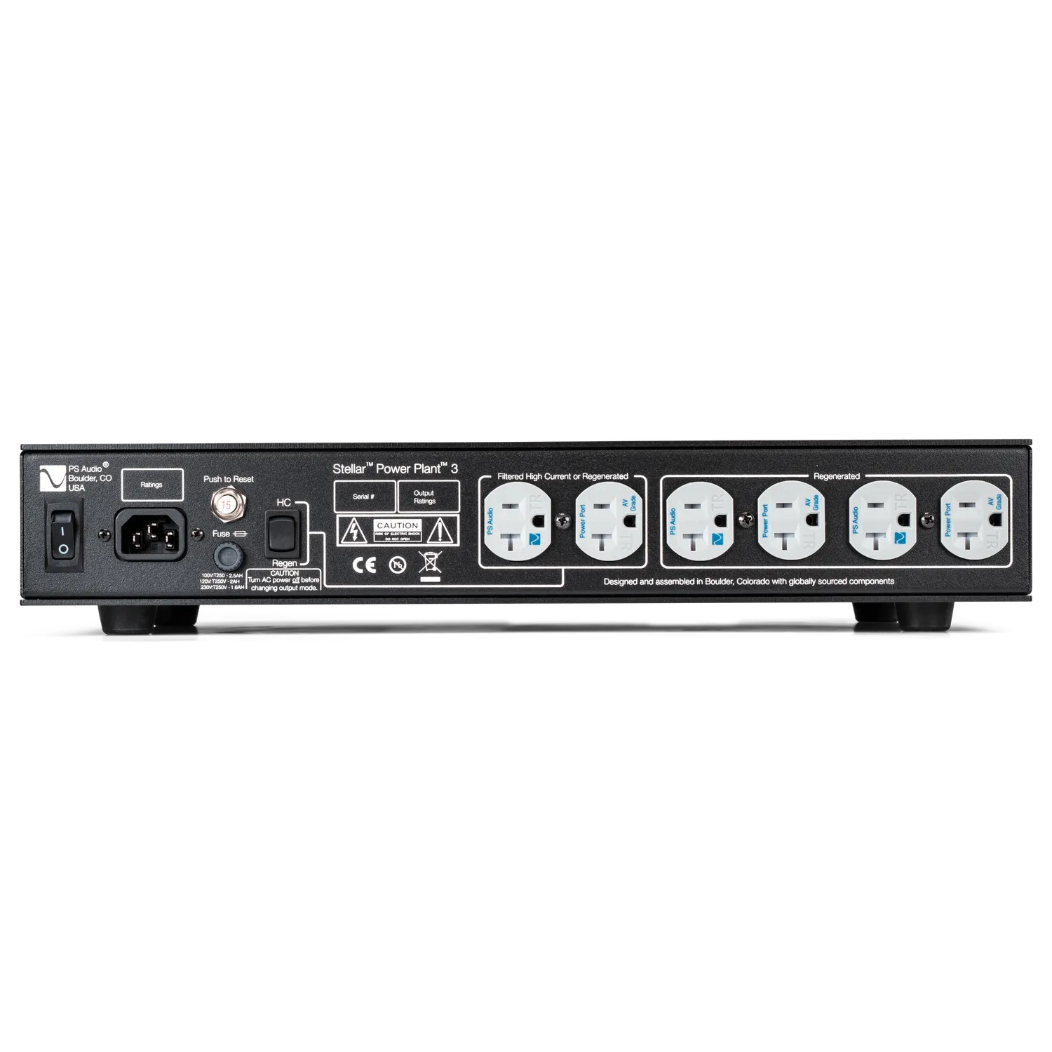 PS Audio Stellar P3 PowerPlant stroomregenerator zwart refurbished