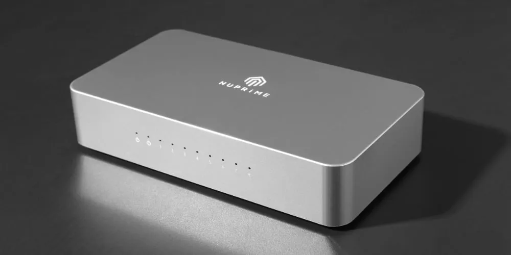 NuPrime Omnia SW-8 netwerkswitch 8-poorts gigabit