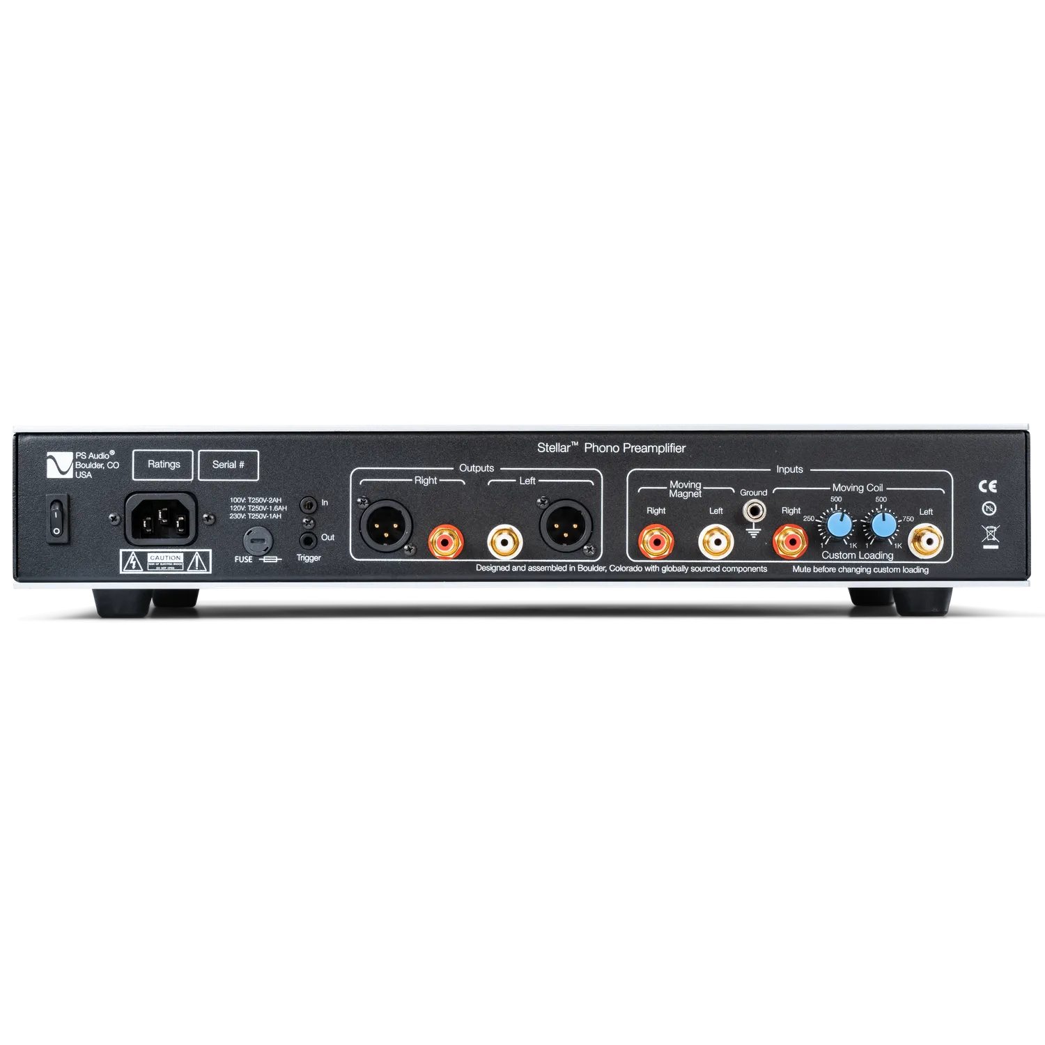 PS Audio Stellar Phono Preamplifier phono-voorversterker zwart